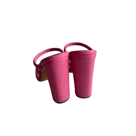 OLIVIA MILLER Pink Block Heel Sandals Size 7 - Picture 2 of 6